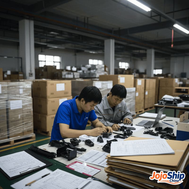 Container of defective products from China