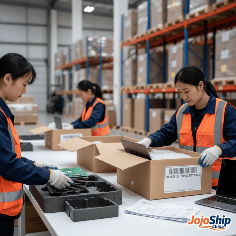 JojoShip e-commerce freight forwarding operations center