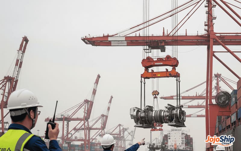 Logistics company handling heavy machinery